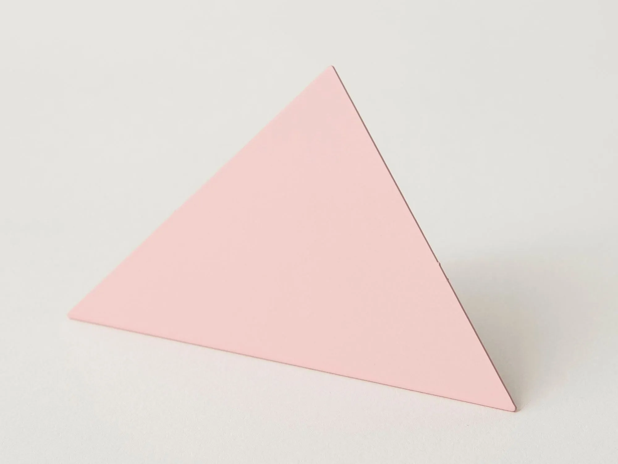 Geometric photo clip - pink triangle