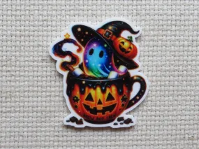 Ghostly Tea Needle Minder, Cover Minder, Magnet