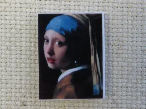 Girl with a Pearl Earring Needle Minder, Cover Minder, Magnet LAST ONE!