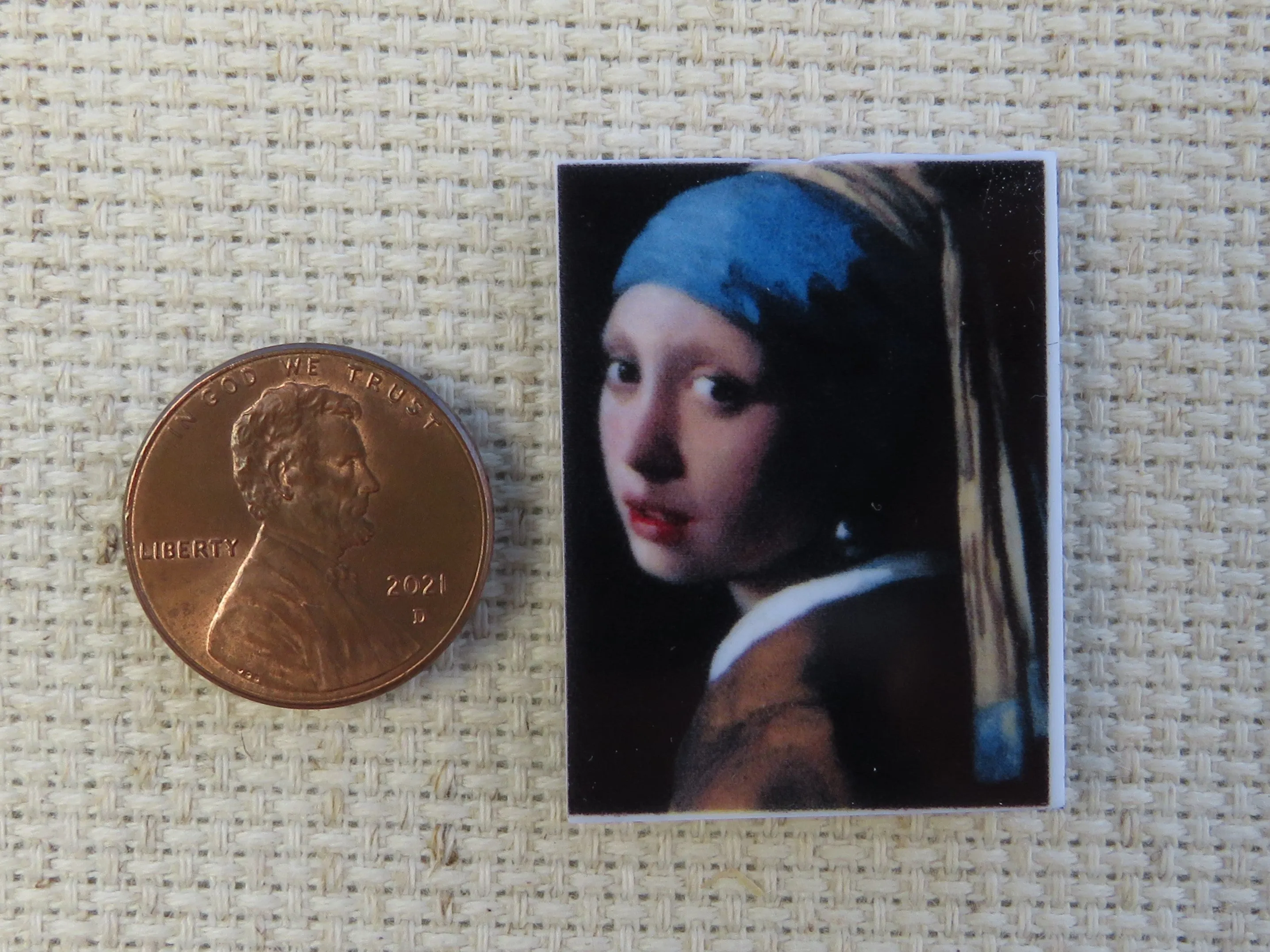 Girl with a Pearl Earring Needle Minder, Cover Minder, Magnet LAST ONE!
