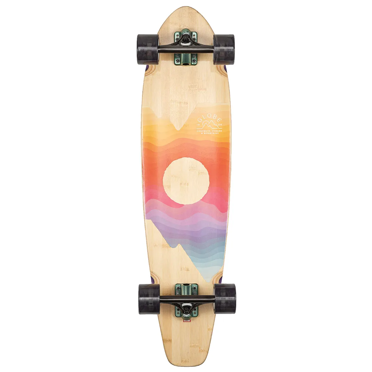 Globe Arcadia Bamboo Mountains 36" Longboard Complete