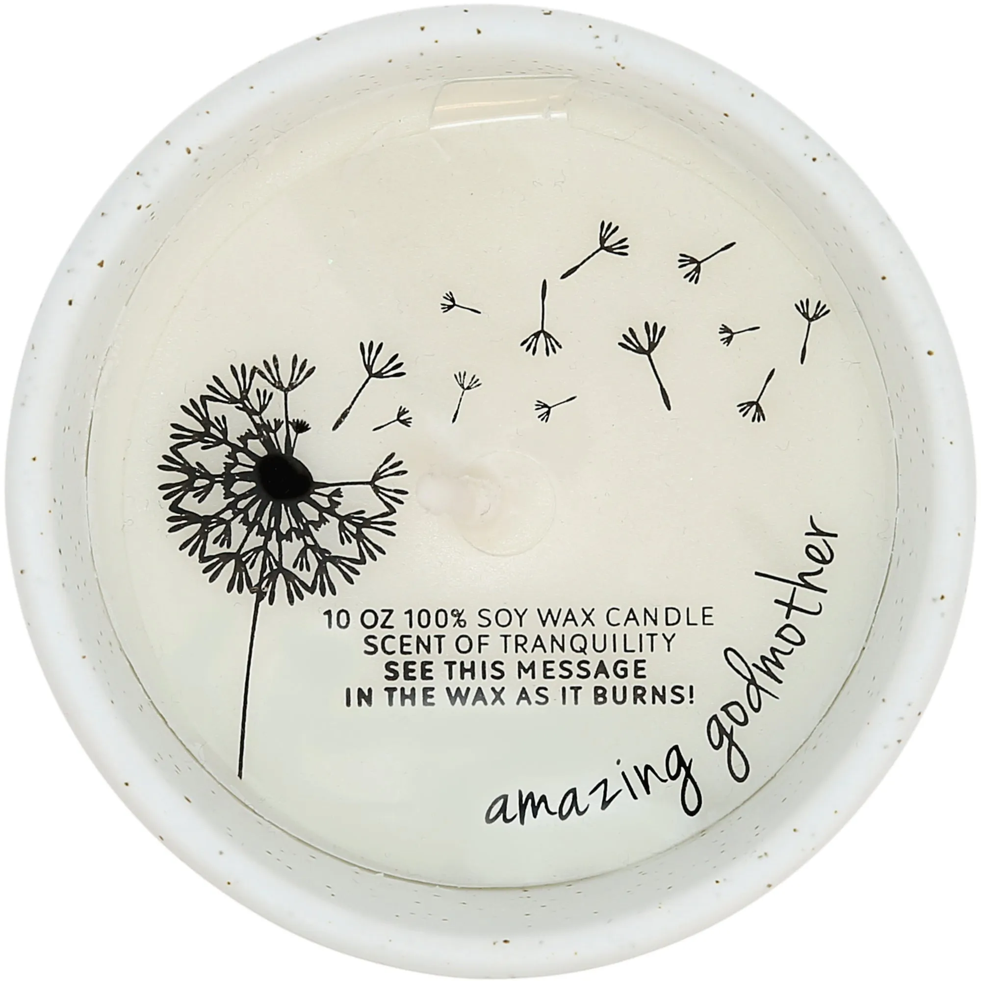 Godmother Like You 10 oz - 100% Soy Wax Reveal Candle Scent: Tranquility
