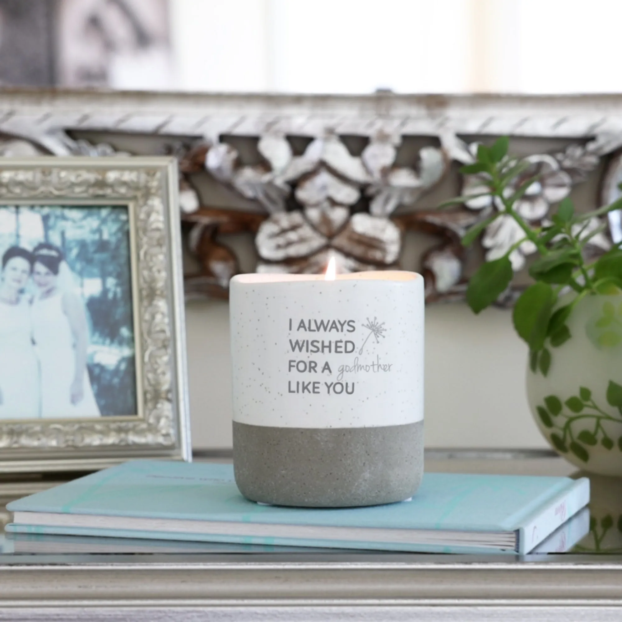 Godmother Like You 10 oz - 100% Soy Wax Reveal Candle Scent: Tranquility