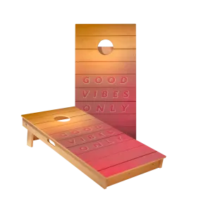 Good Vibes Only Star Cornhole Boards