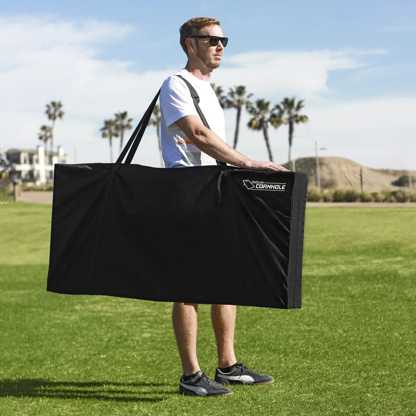 GoSports 4 ft x 2 ft Regulation Size Wooden Cornhole Set