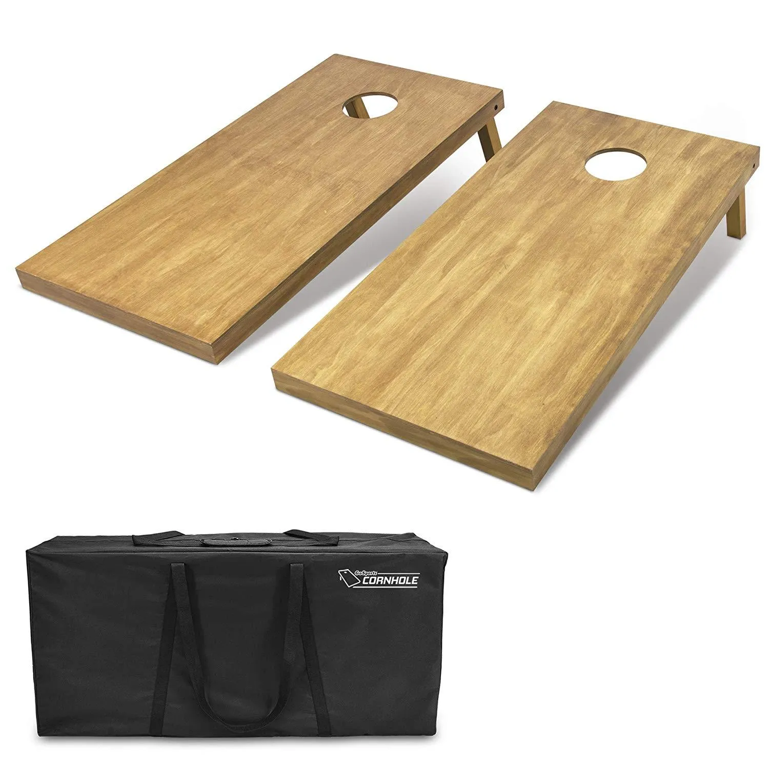 GoSports 4 ft x 2 ft Regulation Size Wooden Cornhole Set