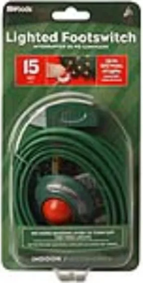 HOLIDAY CORD 16/2 FOOT SWITCH