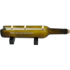 Home 14 oz 100% Soy Wax, Wine Bottle Candle Scent: Tranquility