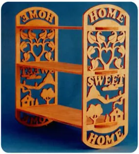 Home Sweet Home Scrolled Shelf Patterns