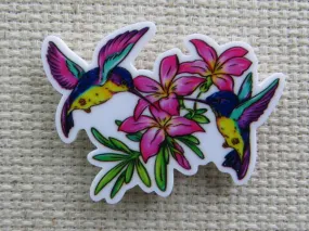 Hummingbirds and Flowers Needle Minder, Cover Minder, Magnet