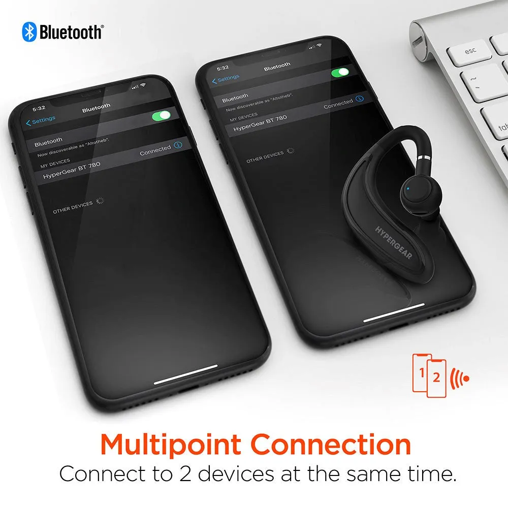 Hypergear BT780 - Bluetooth Headset - Sort