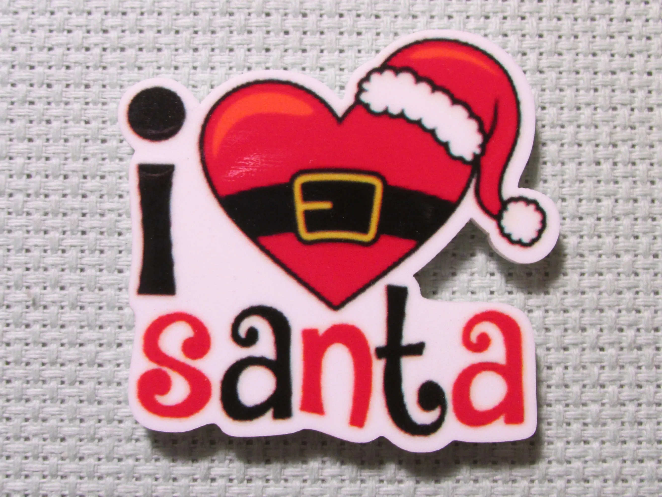 I Love Santa Needle Minder, Cover Minder, Magnet