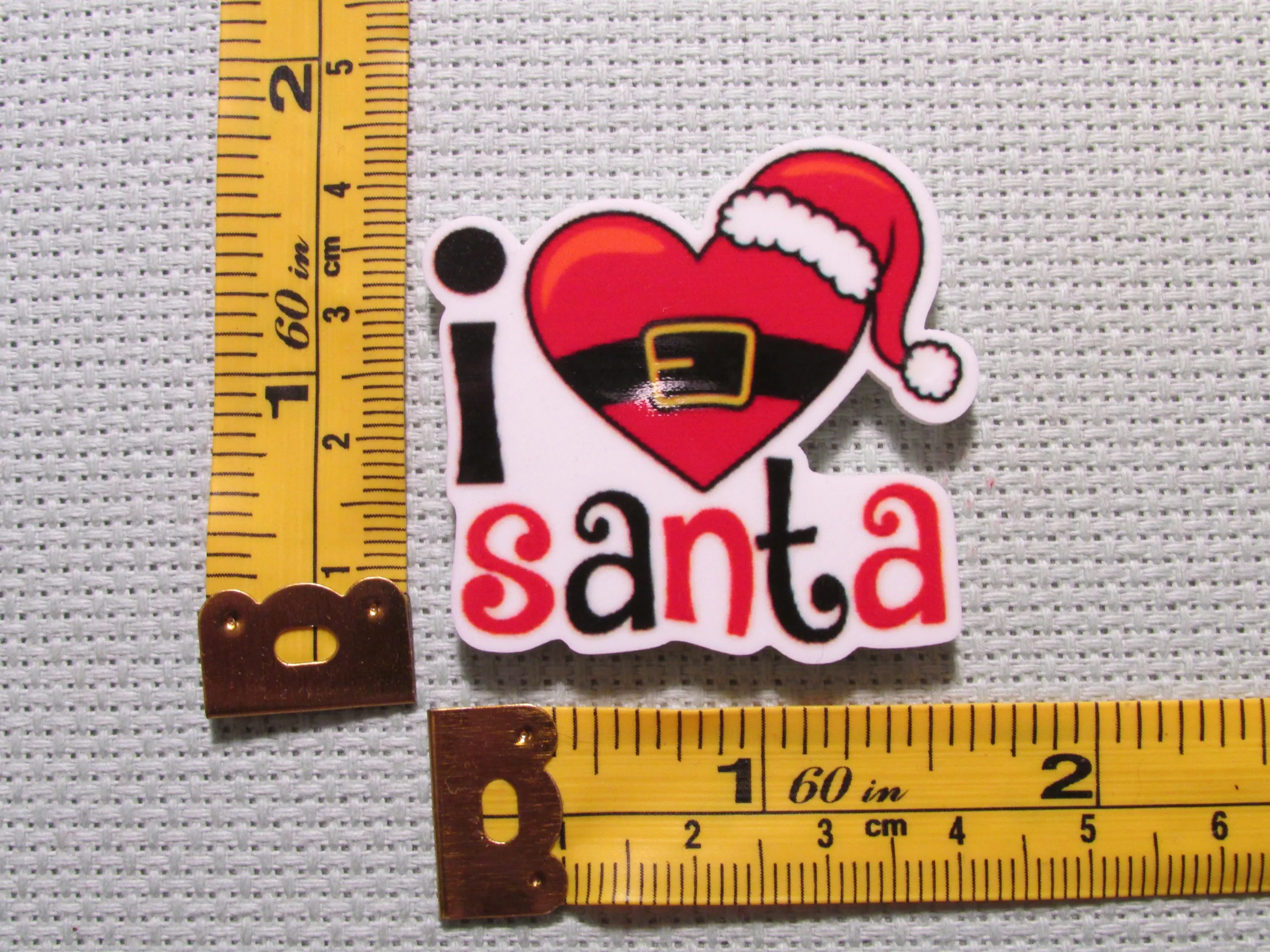 I Love Santa Needle Minder, Cover Minder, Magnet