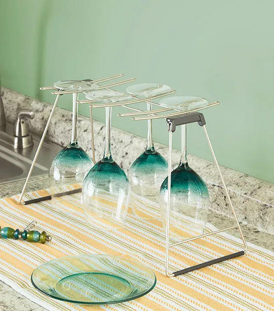 iDesign Classico Wine Glass Drying Rack