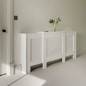 Jack Adjustable Radiator Cover - Snow White