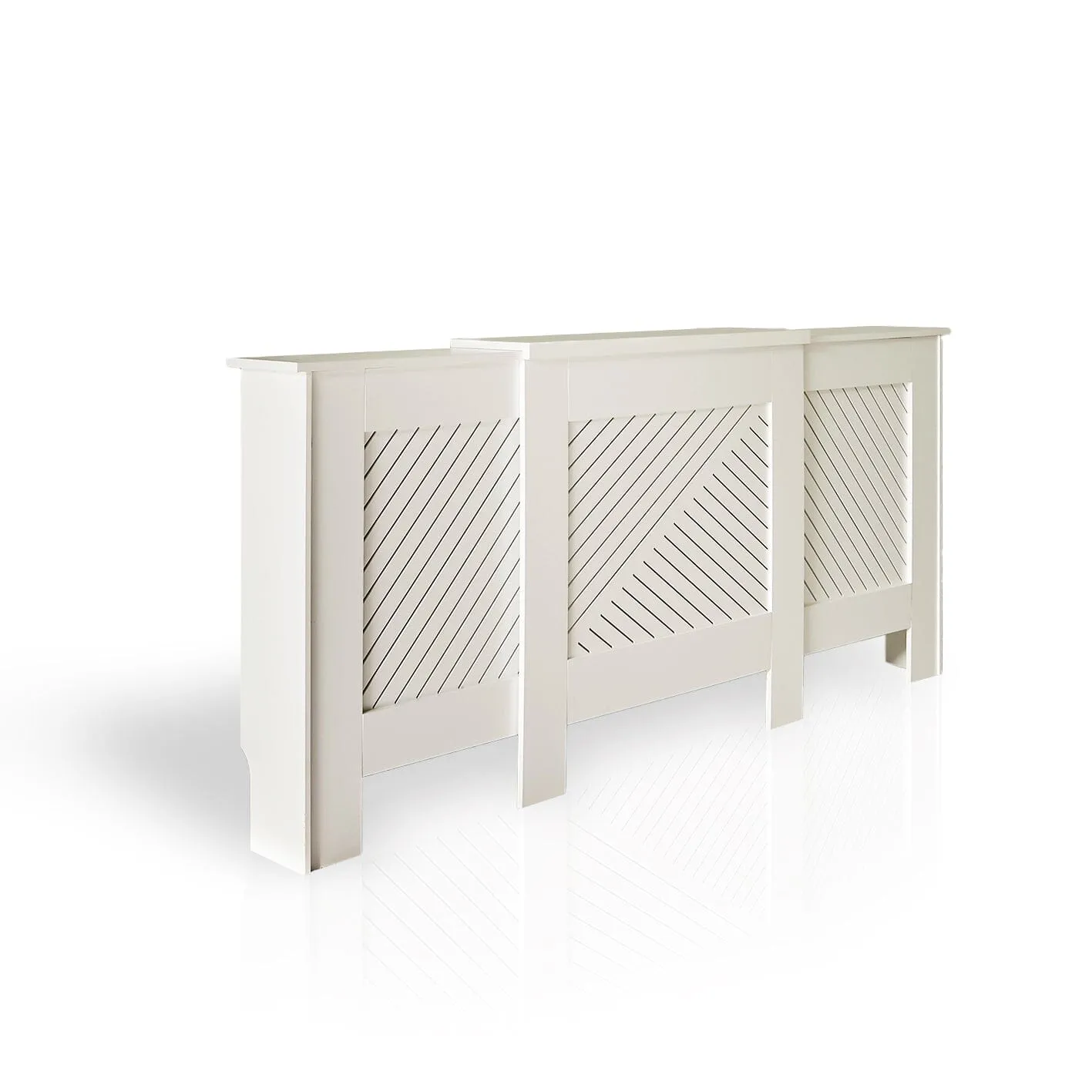 Jack Adjustable Radiator Cover - Snow White
