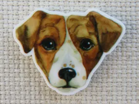 Jack Russel Terrier Needle Minder, Cover Minder, Magnet