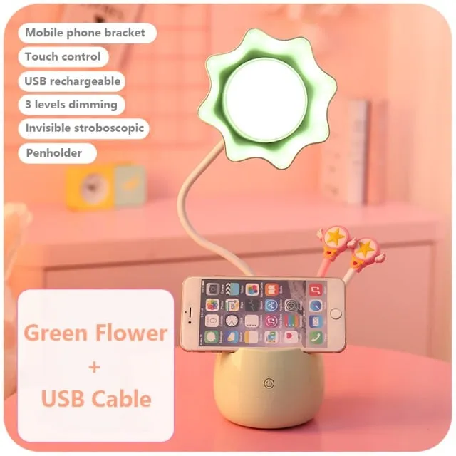 Kawaii Pink Sakura Desk Lamp Light