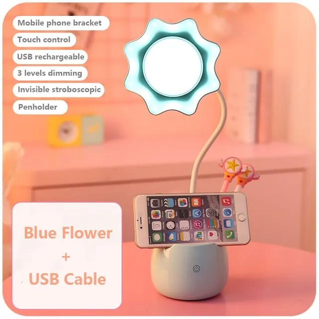 Kawaii Pink Sakura Desk Lamp Light