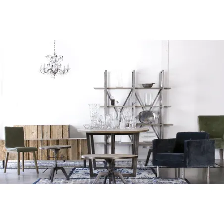 Kenya Cain Large Rack - Watered Grey/ Steel