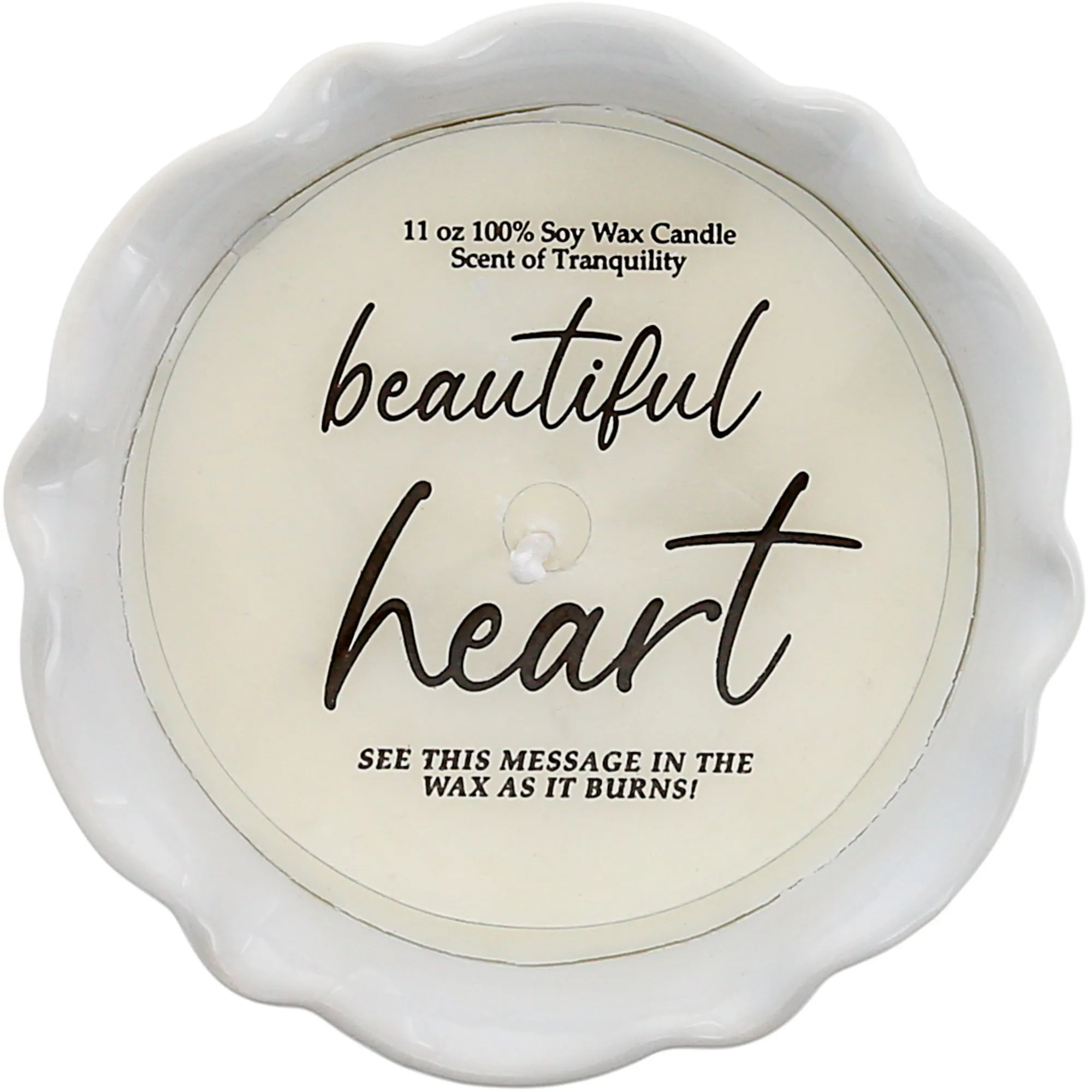 Kind Heart 11 oz - 100% Soy Wax Reveal Candle Scent: Tranquility