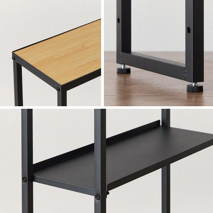 Laundry Storage 2 Tier Side Rack HSR-6BK Black