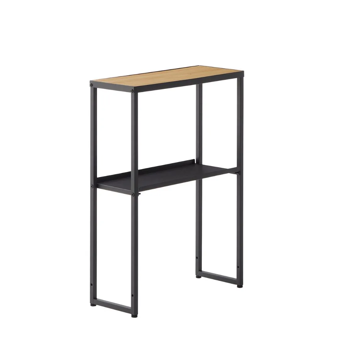 Laundry Storage 2 Tier Side Rack HSR-6BK Black