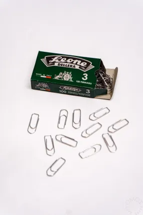 Leone Dell'Era No. 3 Nickel-Plated Paper Clips