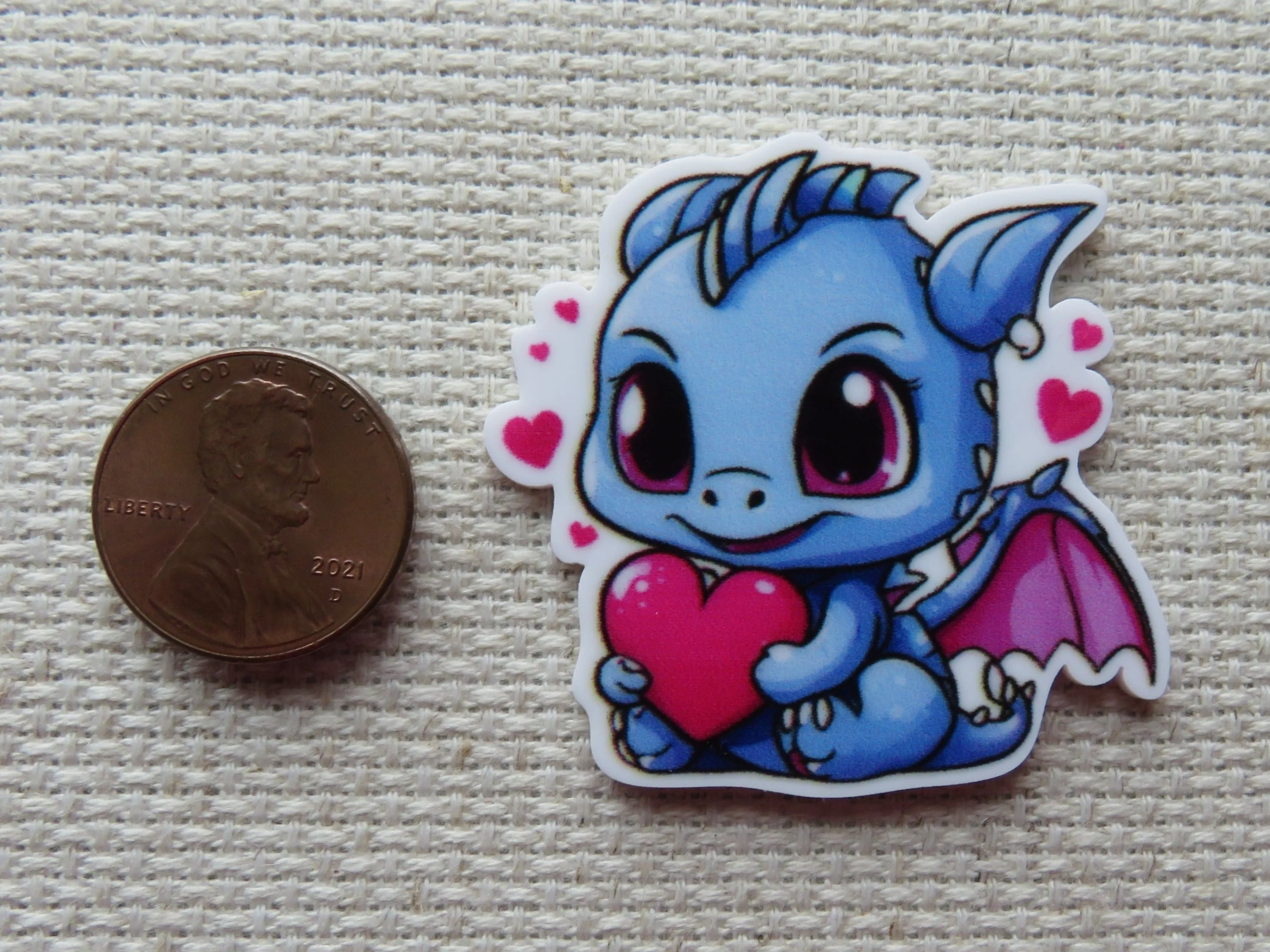 Love Dragon Needle Minder, Cover Minder, Magnet