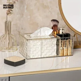 LUXOR ACRLYLIC TISSUE BOX WITH HOLDER