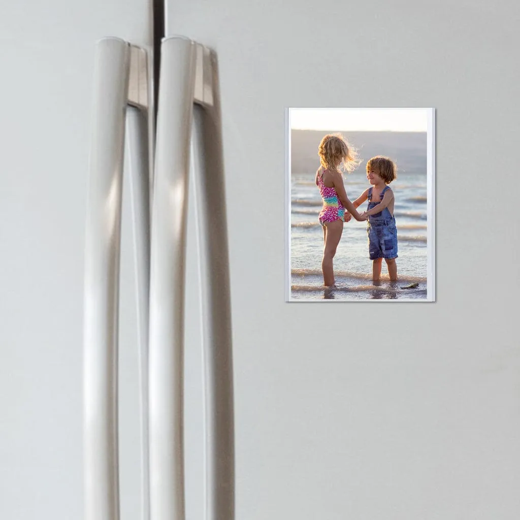 Magnetic Fridge Frame Photo Pocket (Clear) - 4x6in