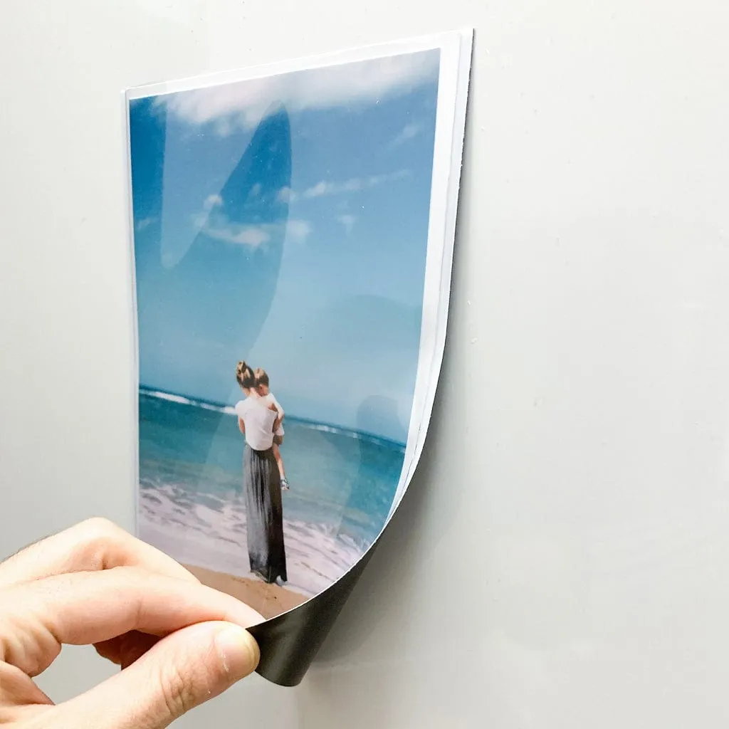 Magnetic Fridge Frame Photo Pocket (Clear) - 4x6in