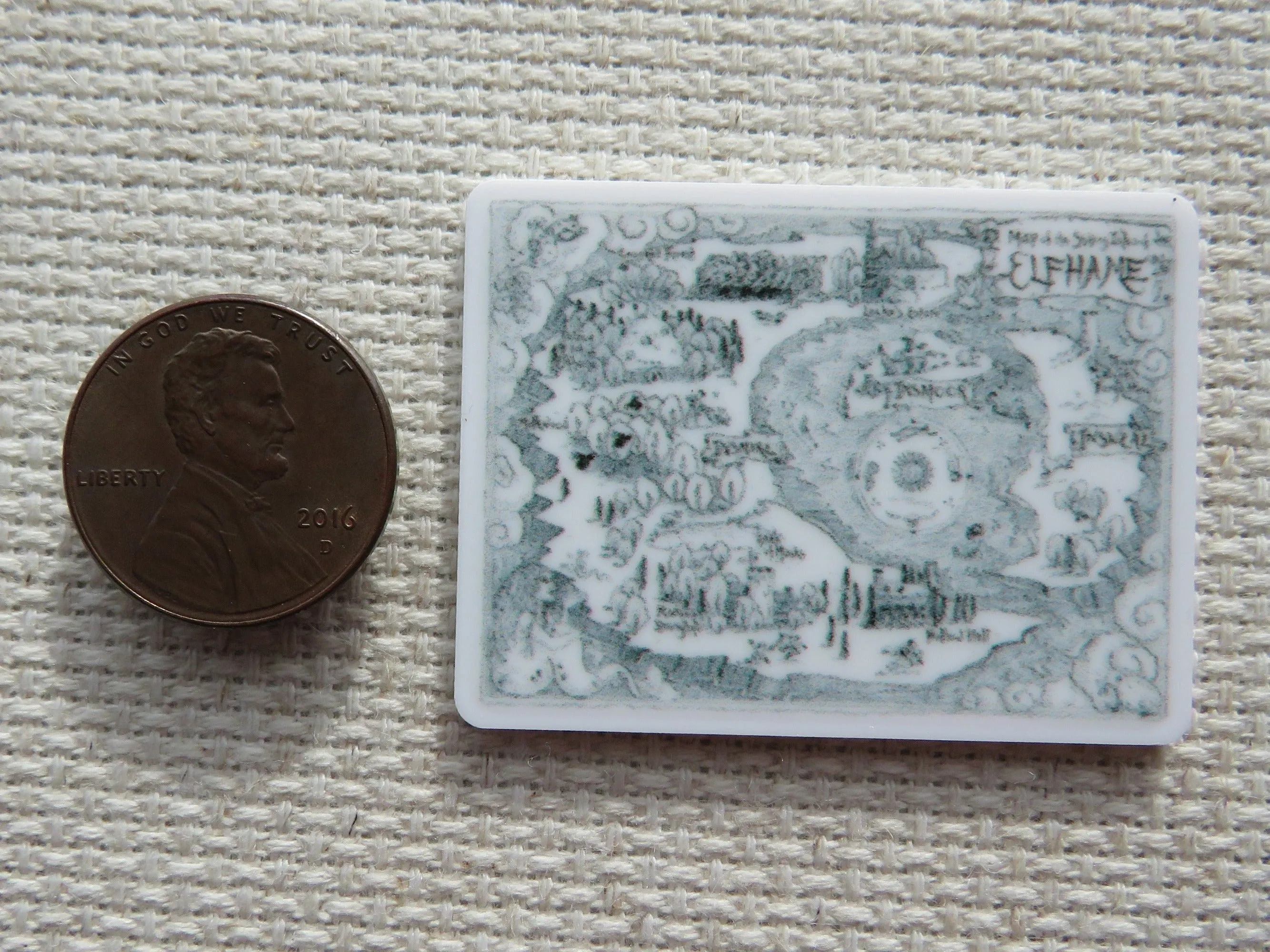 Map of Elfhame Needle Minder, Cover Minder, Magnet