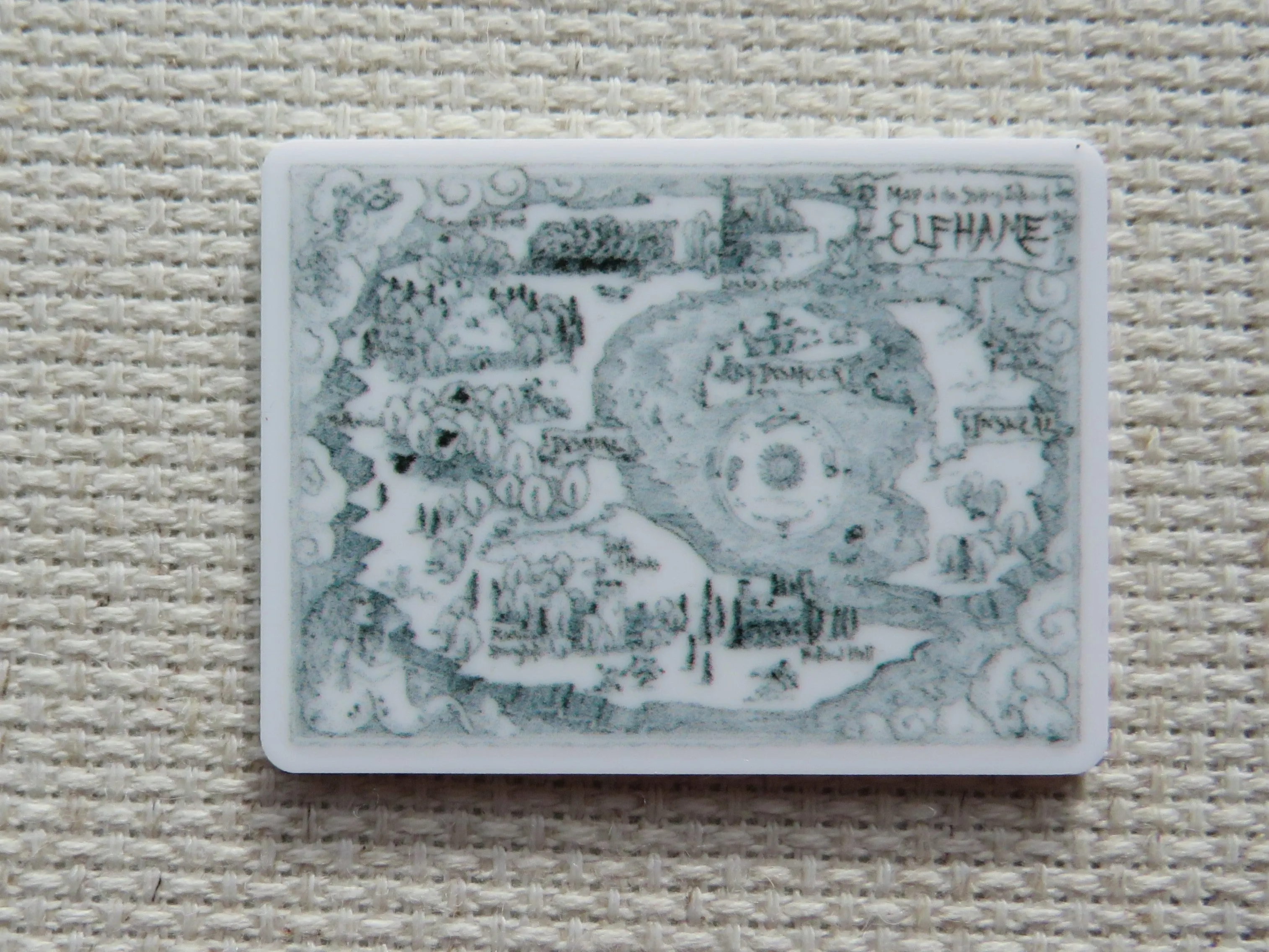 Map of Elfhame Needle Minder, Cover Minder, Magnet