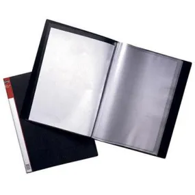 Marbig Clearview Display Book 76 Pocket A4 Black