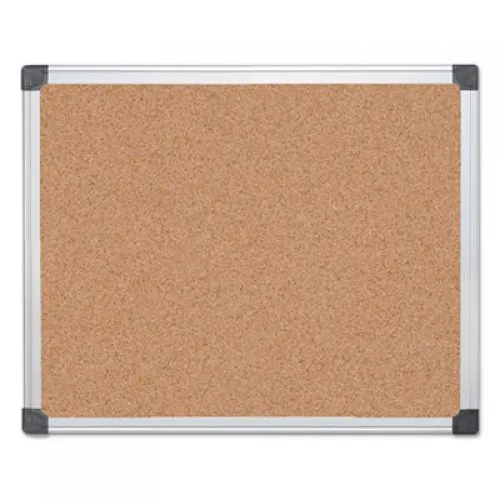 MasterVision Value Cork Bulletin Board with Aluminum Frame, 36 x 48, Natural (CA051170)