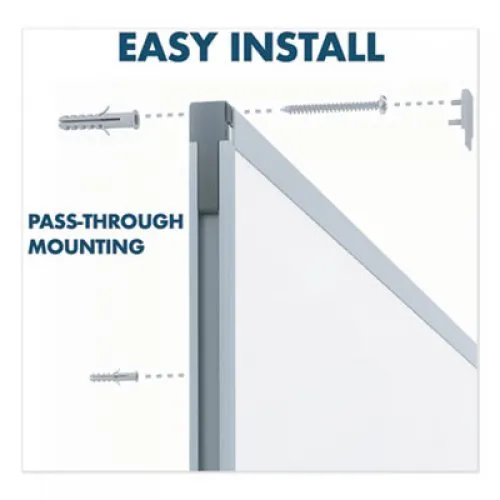 Mead Dry-Erase Board, Melamine Surface, 36 x 24, Silver Aluminum Frame (85356)