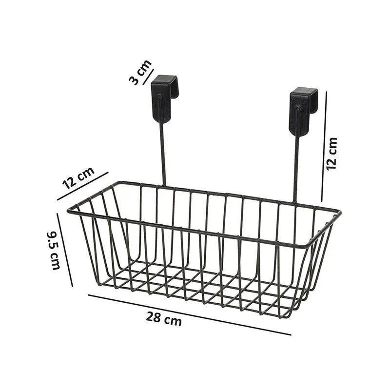 Metal Hanging Storage Basket With Multi Purpose
