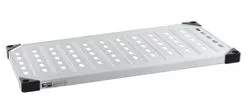 Metro 1430LG Super Erecta&reg; Louvered/Embossed Galvanized Solid Shelf, 14" x 30"