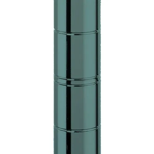 Metro 5A447K3 21" x 42" x 74" Metroseal&reg; Green Wire Shelving Unit with 5 Super Adjustable&trade; Wire Shelves