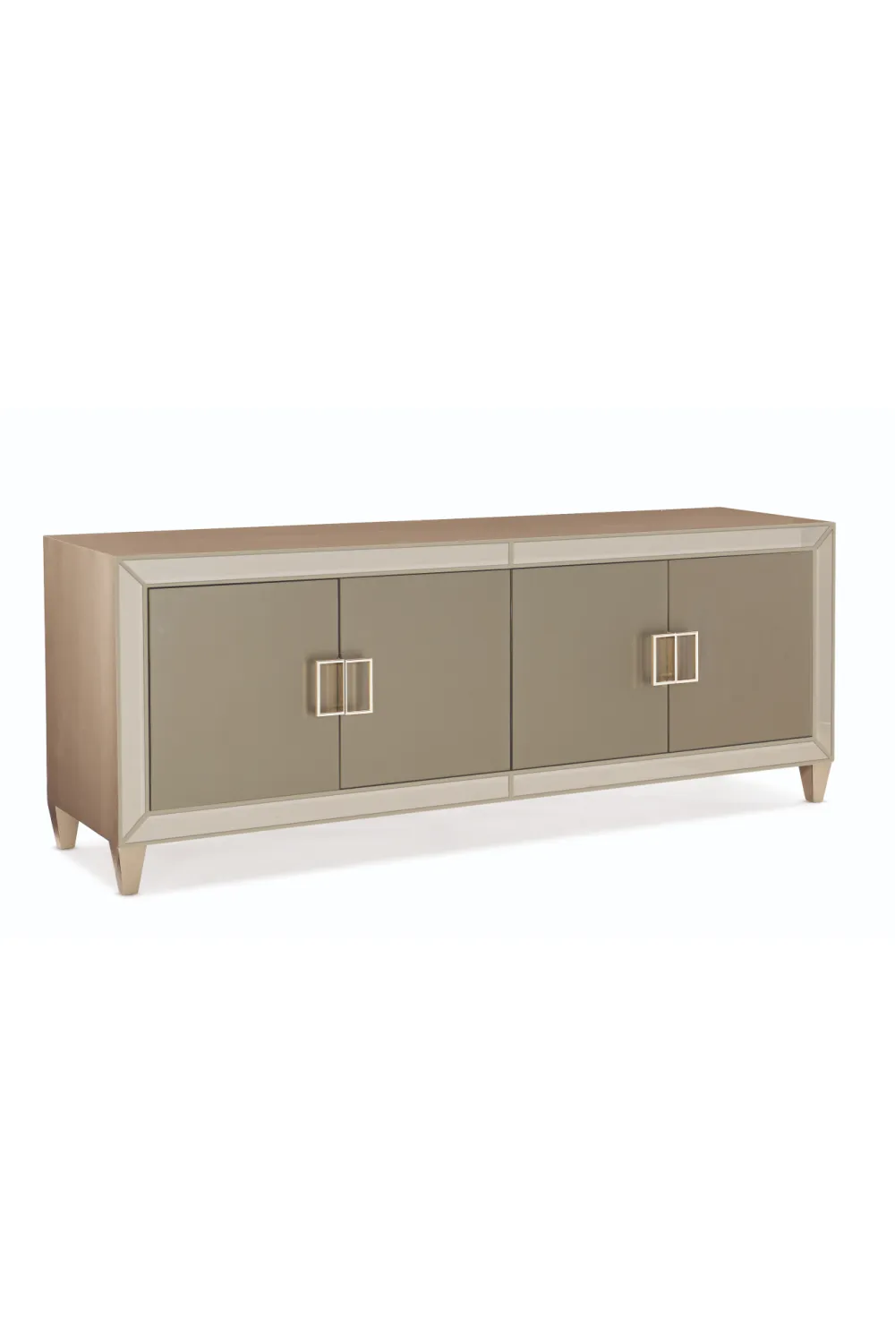 Mirrored Modern Console | Caracole Mogul