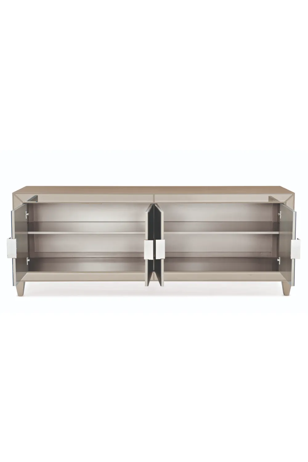 Mirrored Modern Console | Caracole Mogul