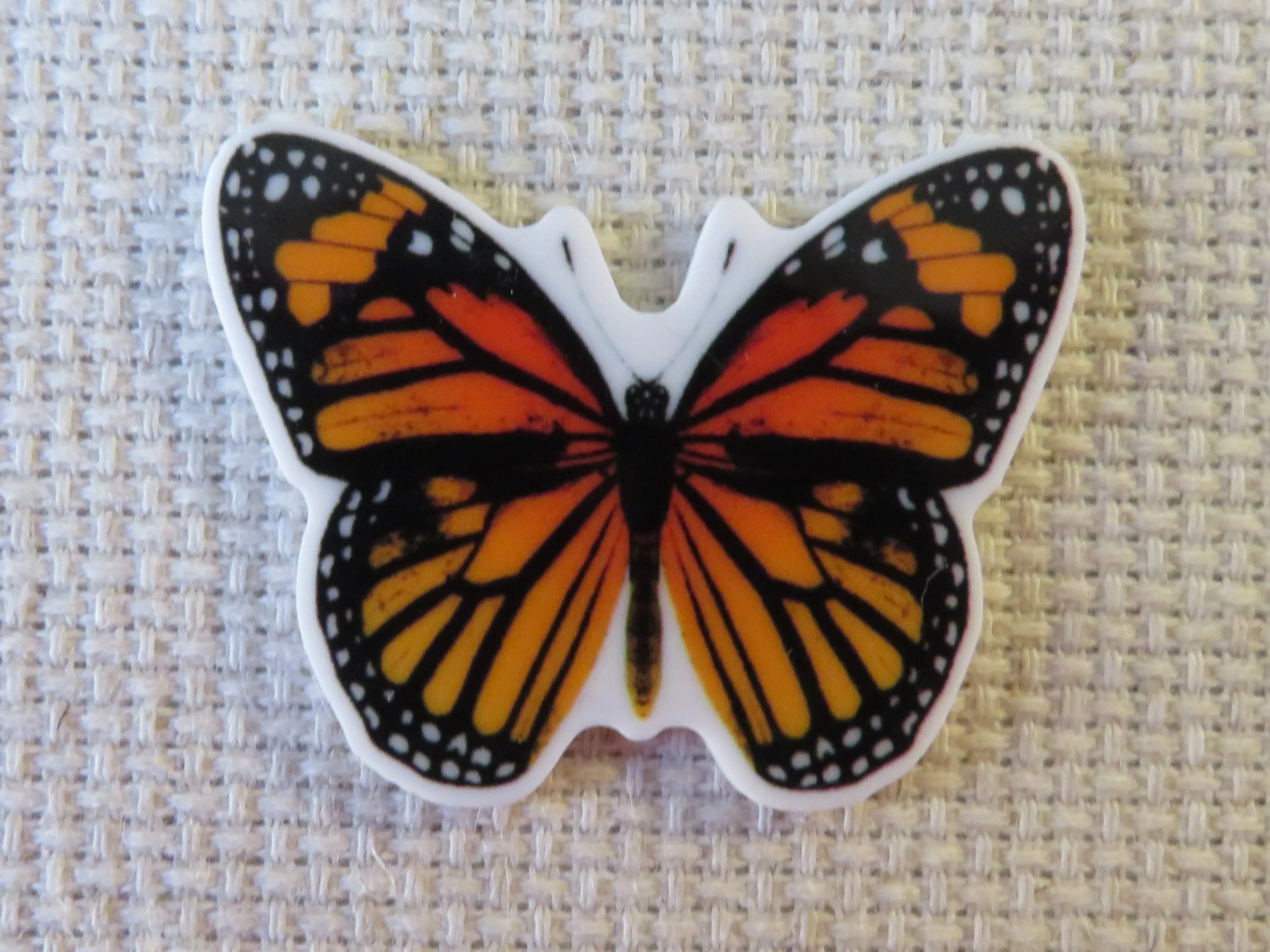 Monarch Butterfly Needle Minder, Cover Minder, Magnet