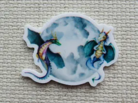 Moon Dragons Needle Minder, Cover Minder, Magnet