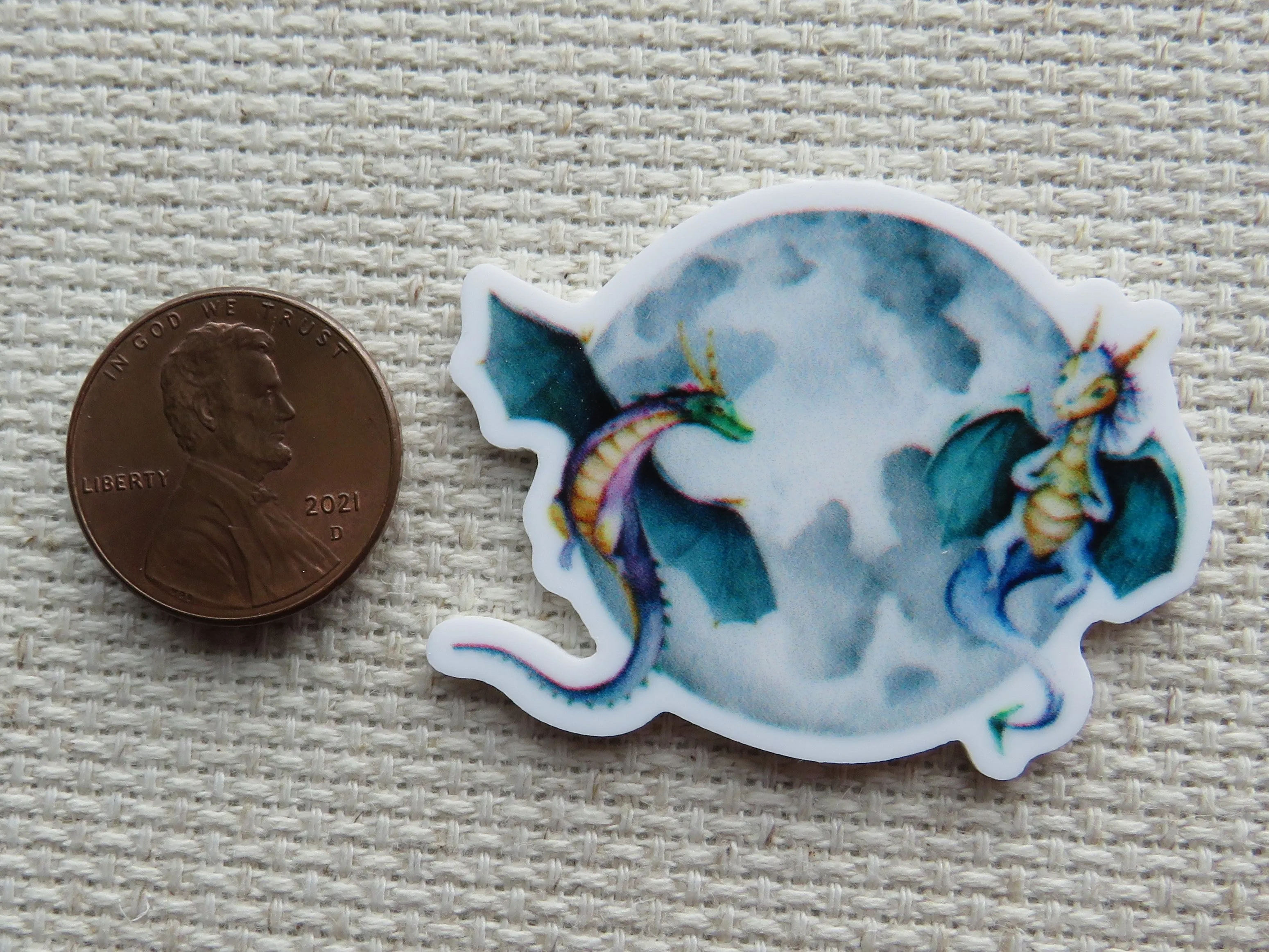 Moon Dragons Needle Minder, Cover Minder, Magnet