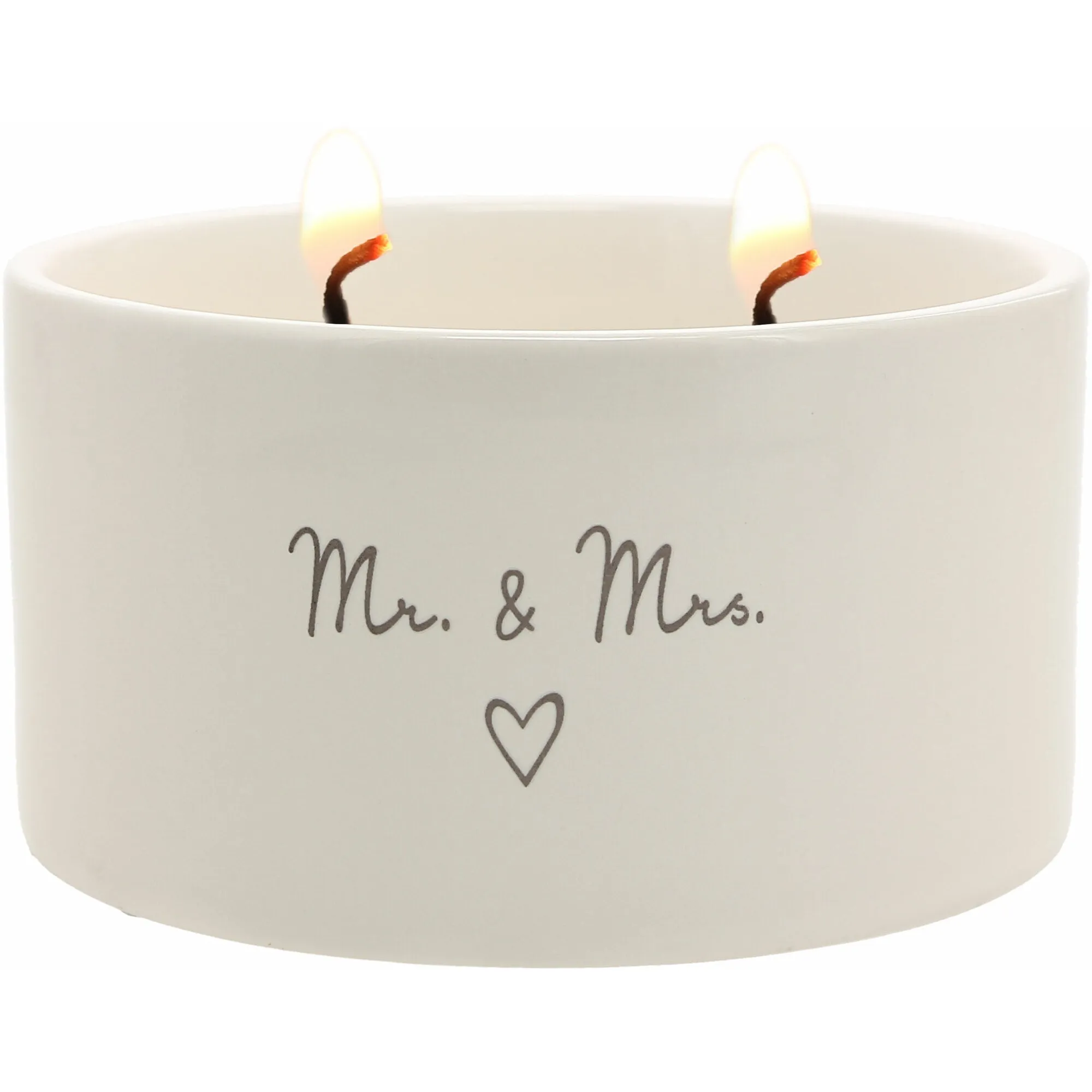 Mr. & Mrs. Double Wick 10 oz 100% Soy Wax Candle Scent: Tranquility