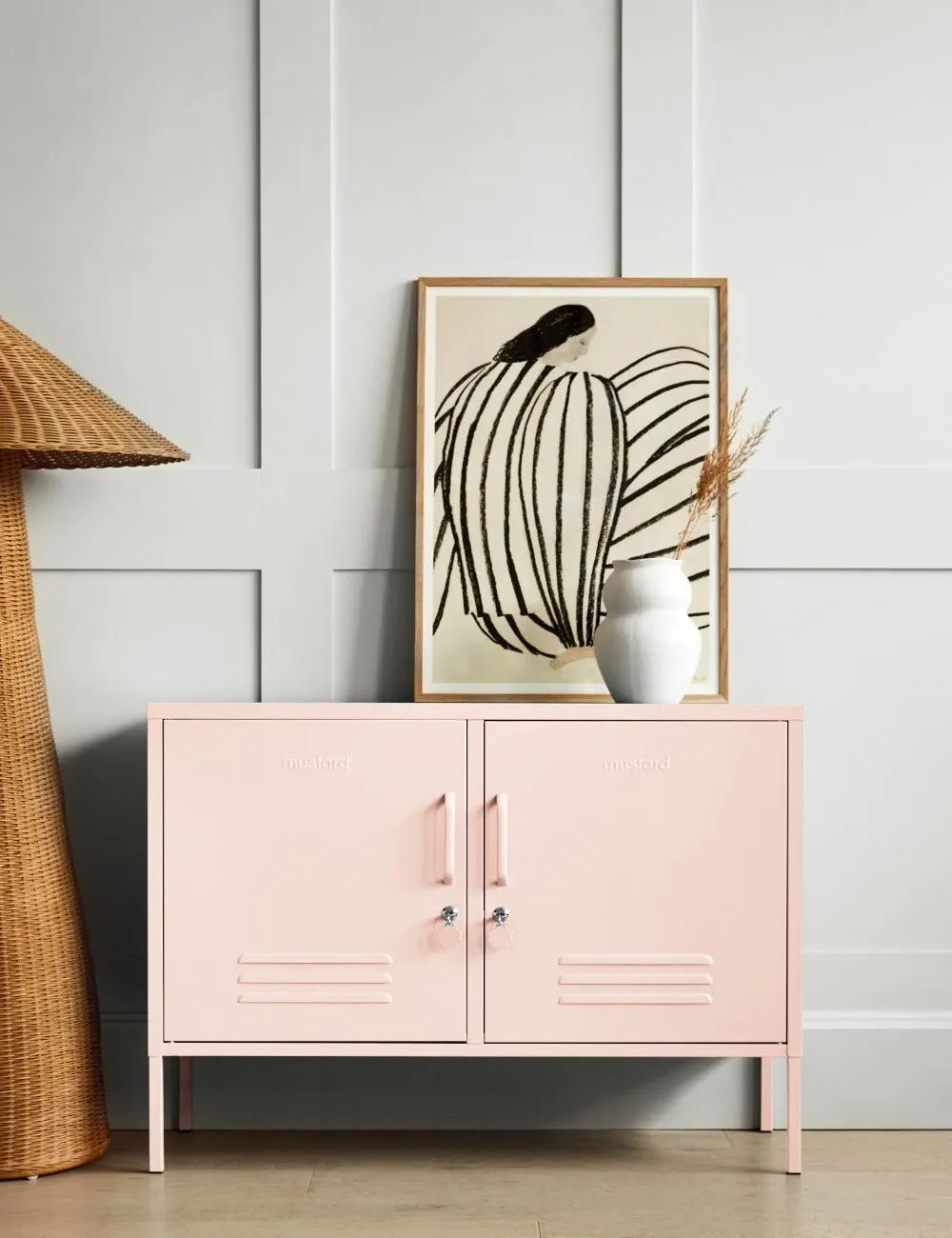 Mustard Made Lowdown Locker in Blush Pink