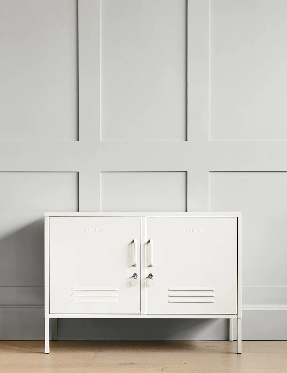Mustard Made Lowdown Locker in Chalk