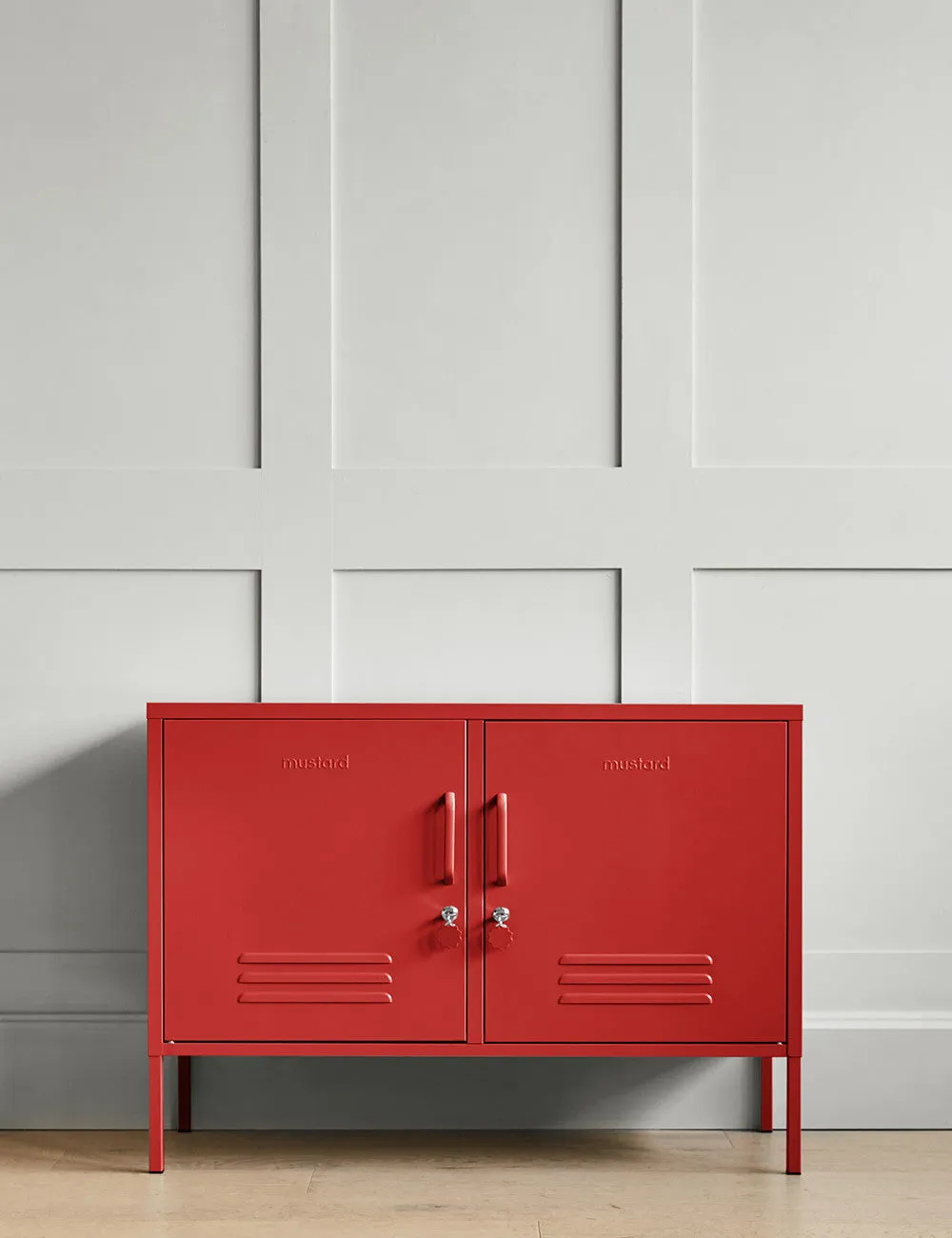 Mustard Made Lowdown Locker in Poppy Red