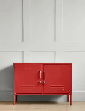 Mustard Made Lowdown Locker in Poppy Red